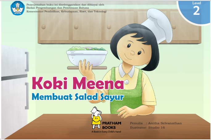 Koki Meena Membuat Salad Sayur