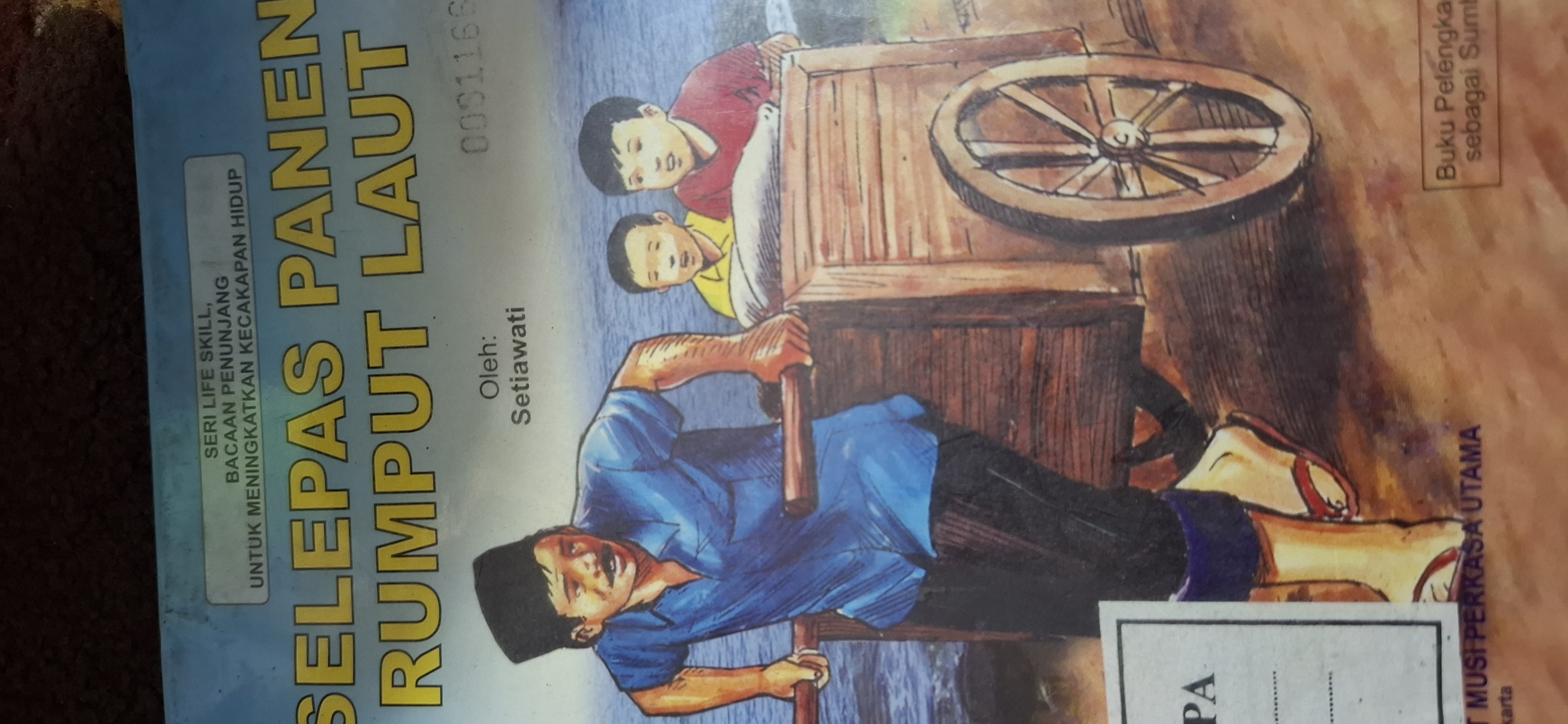 Selepas panen rumput laut